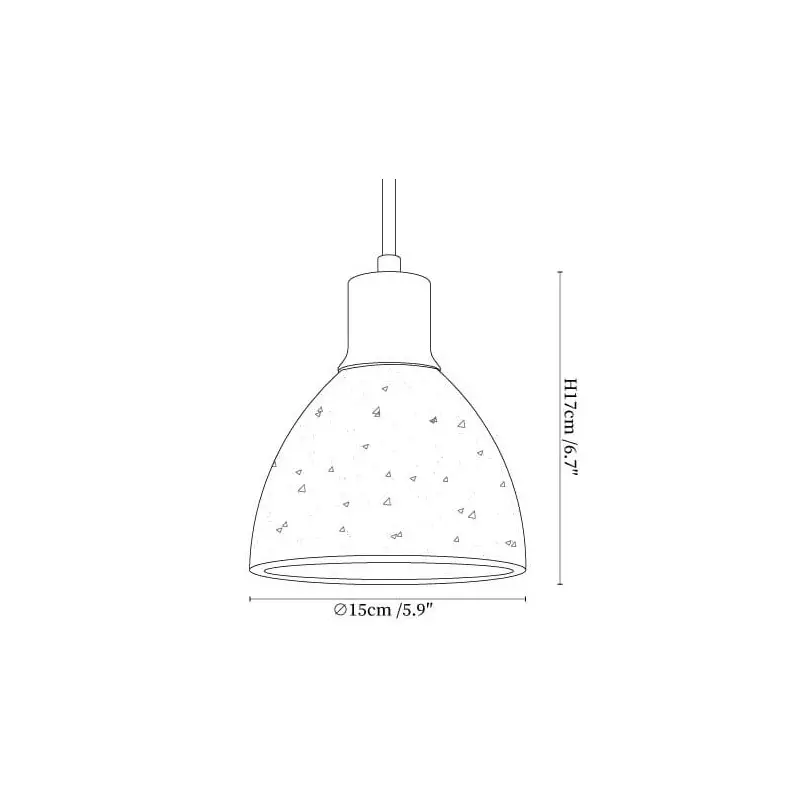Kurtis Minimalist Travertine Dome Pendant Light
