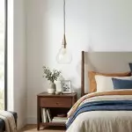 Clarke Minimalist Teardrop Glass Pendant Light