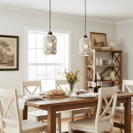 Kianu Wabi-Sabi Travertine Barrel Pendant Light