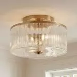 Aura Modern Porcelain Flush Mount Ceiling Light