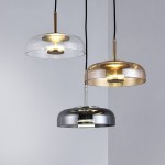 Classic glass pendant lamp