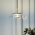 Classic glass pendant lamp