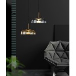Classic glass pendant lamp