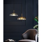 Classic glass pendant lamp