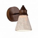 Jericho Minimalist Travertine Tapered Wall Light