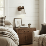 Jericho Minimalist Travertine Tapered Wall Light