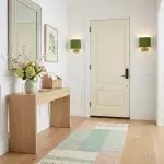 Ondine Modern Linen Fabric Shade Wall Sconce