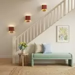 Ondine Modern Linen Fabric Shade Wall Sconce