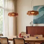 Zaire Bowl Shaped Layer Stained Glass Pendant Light