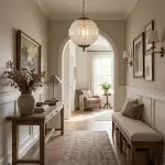 Dion Luxury French Antique Brass Crystal Globe Chandelier