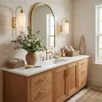 Emrys Modern Gold Fluted Glass Cylinder Sconce