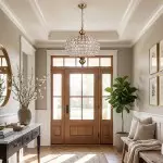 Dion Luxury Antique Brass French Country Crystal Large Chandelier