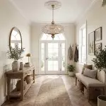 Dion Luxury Antique Brass French Country Crystal Large Chandelier