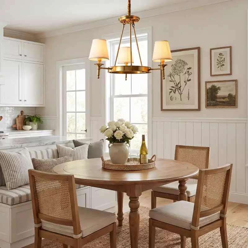 Yasmin Antique Brass Wagon Wheel Chandelier