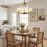 Yasmin Antique Brass Wagon Wheel Chandelier