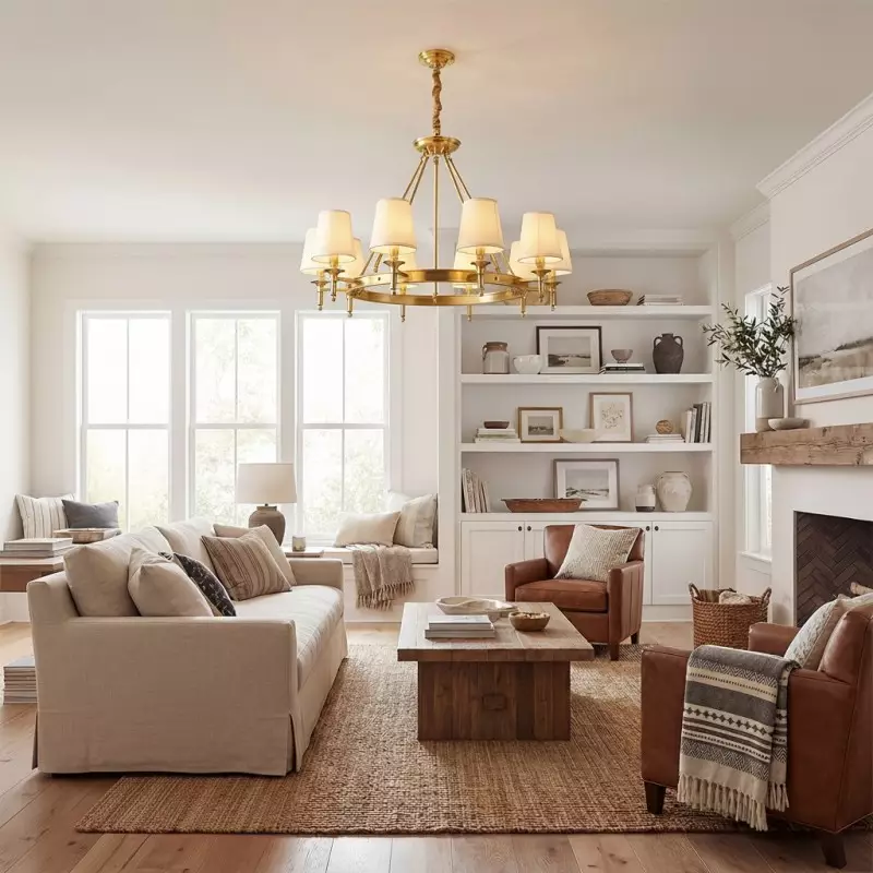 Yasmin Antique Brass Wagon Wheel Chandelier