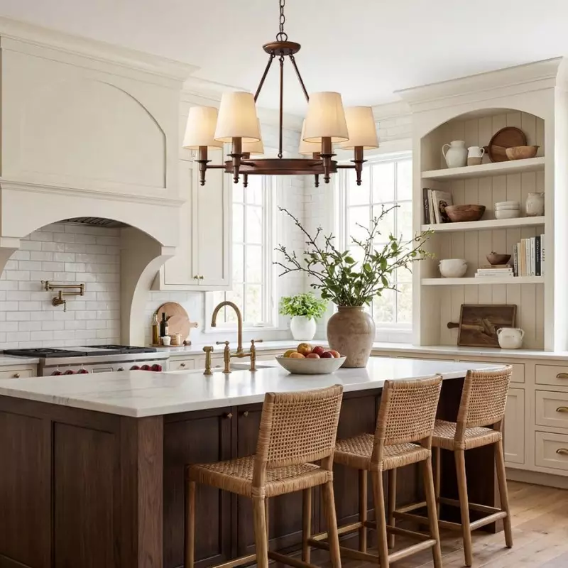 Yasmin Antique Brass Wagon Wheel Chandelier