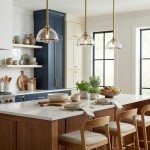 Brenna Modern Brass Cast Glass Dome Pendant Light