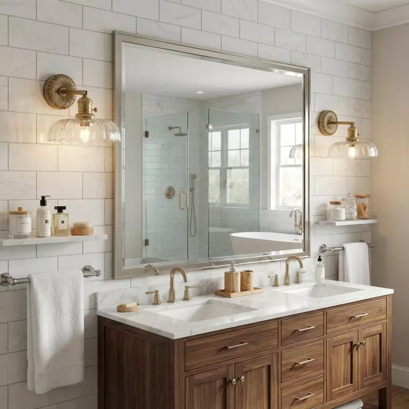 Dafne Vintage Brass Flower Glass Wall Sconce