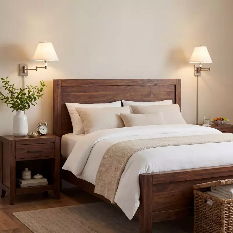 Ozona Metal Swing Arm Wall Lamp