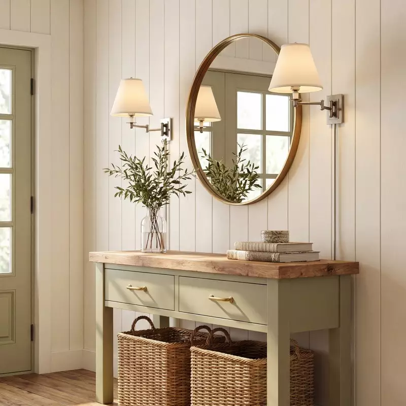 Ozona Metal Swing Arm Wall Lamp