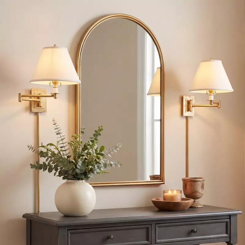 Ozona Metal Swing Arm Wall Lamp