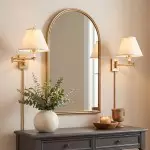 Ozona Metal Swing Arm Wall Lamp