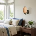 Cyrilith Vintage Milk Glass Oiled Brass Eloise Sconce