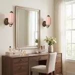 Cyrilith Vintage Milk Glass Oiled Brass Eloise Sconce