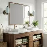 Cyrilith Vintage Milk Glass Oiled Brass Eloise Sconce