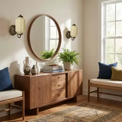 Cyrilith Vintage Milk Glass Oiled Brass Eloise Sconce