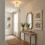 Danica Mid-century  Glass Leaf Round Flush Mount Ceiling Light