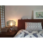 Lacquered Glass Table Lamp