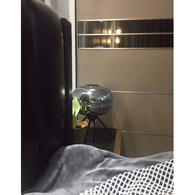 Lacquered Glass Table Lamp