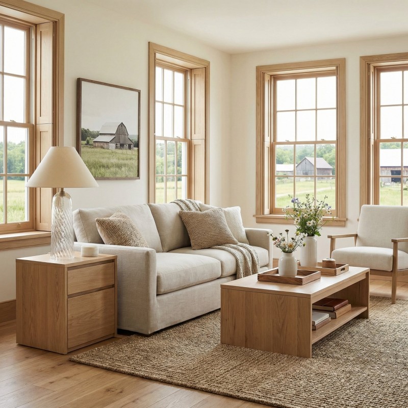 Latham Vintage Glass Bottle Fabric Table Lamp