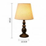 Issac Classic Linen Empire Iron Body Table Lamp