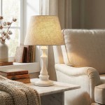 Issac Classic Linen Empire Iron Body Table Lamp