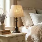 Issac Classic Linen Empire Iron Body Table Lamp