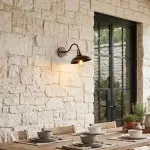 Arion Vintage Gooseneck Outdoor Wall Mounted Light