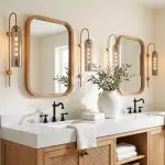Janvy Modern Exquisite Glass Wall Sconce