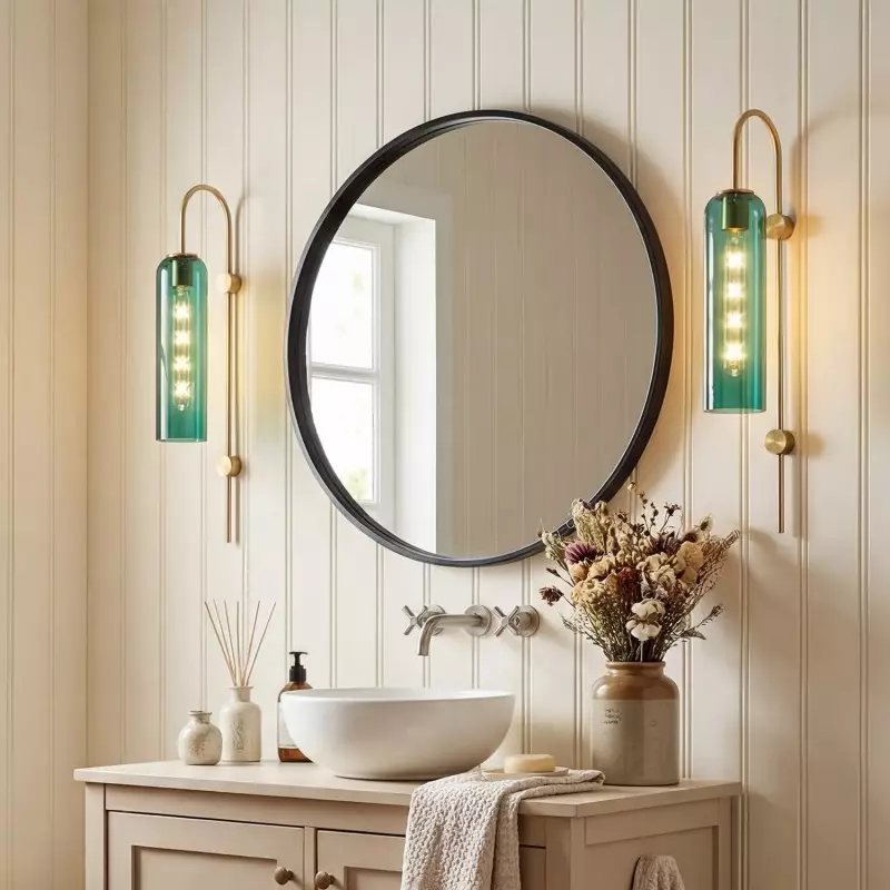 Janvy Modern Exquisite Glass Wall Sconce