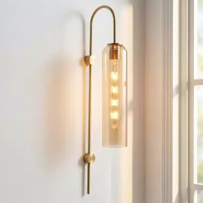 Janvy Modern Exquisite Glass Wall Sconce