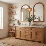 Ivan Vintage Handmade Striped Glass Pendant Light