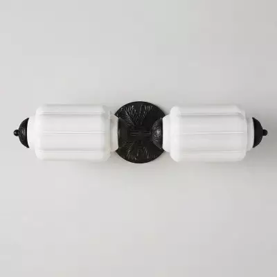 Hartnell Retro Colorful Art Deco Glass Eloise Wall Light