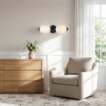 Hartnell Retro Colorful Art Deco Glass Eloise Wall Light