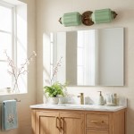 Cyrilith Vintage Art Deco Milk Glass Eloise Vanity Light