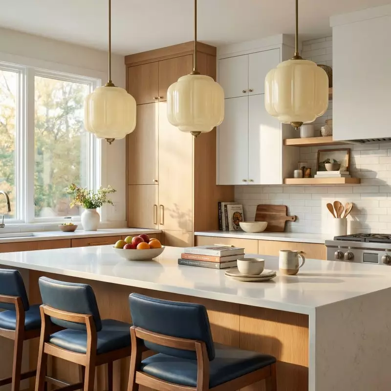 Cyrilith Vintage Milk Glass Oiled Brass Eloise Pendant light