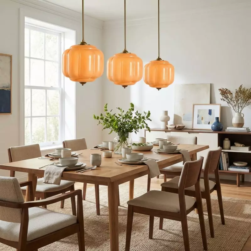 Cyrilith Vintage Milk Glass Oiled Brass Eloise Pendant light