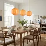 Cyrilith Vintage Milk Glass Oiled Brass Eloise Pendant light