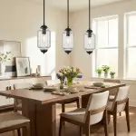 Cyrilith Farmhouse Pumpkin Glass Eloise Pendant Light